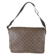 Pre-owned Fabric shoulder-bags Louis Vuitton Vintage , Brown , Dames