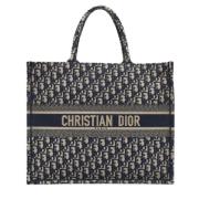 Pre-owned Canvas dior-bags Dior Vintage , Blue , Dames