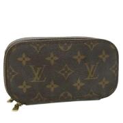 Pre-owned Canvas louis-vuitton-bags Louis Vuitton Vintage , Brown , Da...