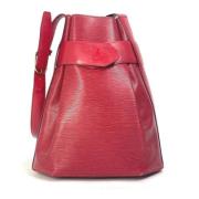 Pre-owned Leather shoulder-bags Louis Vuitton Vintage , Red , Dames