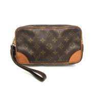 Pre-owned Canvas louis-vuitton-bags Louis Vuitton Vintage , Brown , Da...