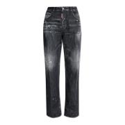 Jeans San Diego Dsquared2 , Gray , Dames