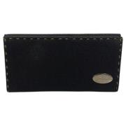 Pre-owned Leather wallets Fendi Vintage , Blue , Dames