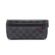 Pre-owned Leather wallets Louis Vuitton Vintage , Black , Dames