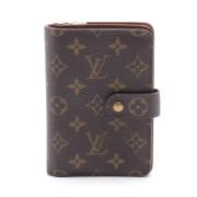 Pre-owned Leather wallets Louis Vuitton Vintage , Brown , Dames