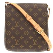 Pre-owned Canvas louis-vuitton-bags Louis Vuitton Vintage , Brown , Da...