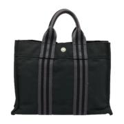 Pre-owned Canvas totes Hermès Vintage , Brown , Dames