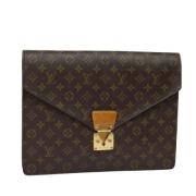 Pre-owned Canvas louis-vuitton-bags Louis Vuitton Vintage , Brown , Da...