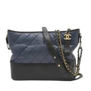 Pre-owned Leather chanel-bags Chanel Vintage , Black , Dames