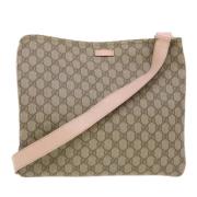 Pre-owned Leather gucci-bags Gucci Vintage , Beige , Dames