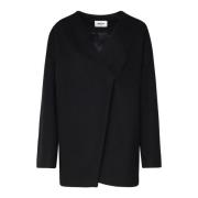 Zwarte Jas Cappotto Mariuccia Milano , Black , Dames