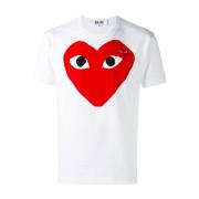 Witte T-shirts en Polo's met Converse-stijl Comme des Garçons Play , W...