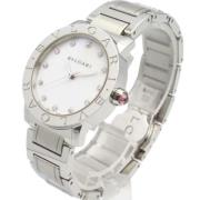 Pre-owned Stainless Steel watches Bvlgari Vintage , Gray , Dames