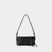 Eternal Crossbody Leren Tas Zwart Zadig & Voltaire , Black , Dames