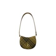 Bruine Mini Rocking Horse Crossbody Tas Burberry , Brown , Dames