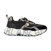 Zwarte Glitter Sneakers Club105 Voile Blanche , Black , Dames