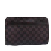 Pre-owned Canvas clutches Louis Vuitton Vintage , Brown , Dames