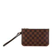 Pre-owned Canvas clutches Louis Vuitton Vintage , Brown , Dames