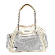 Pre-owned Leather handbags Versace Pre-owned , White , Dames