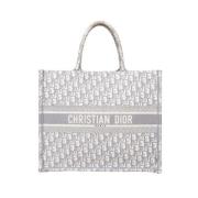 Pre-owned Canvas dior-bags Dior Vintage , Gray , Dames