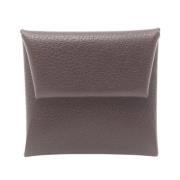 Pre-owned Leather wallets Hermès Vintage , Brown , Dames