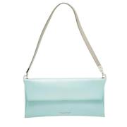 Pre-owned Leather shoulder-bags Jil Sander Pre-owned , Blue , Dames