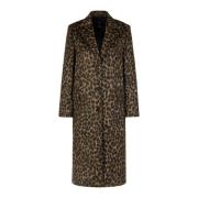 Luipaardprint Klassieke Stijl Jas Joop! , Brown , Dames