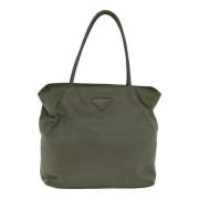 Pre-owned Fabric totes Prada Vintage , Green , Dames