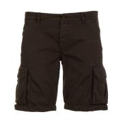 Antraciet Cargo Shorts 40Weft , Gray , Heren