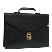 Pre-owned Leather louis-vuitton-bags Louis Vuitton Vintage , Black , D...