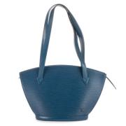 Pre-owned Leather louis-vuitton-bags Louis Vuitton Vintage , Blue , Da...