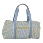 Pre-owned Canvas dior-bags Dior Vintage , Blue , Dames