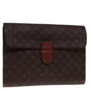 Pre-owned Canvas louis-vuitton-bags Louis Vuitton Vintage , Brown , Da...