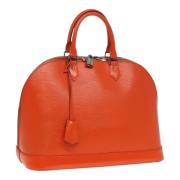 Pre-owned Leather louis-vuitton-bags Louis Vuitton Vintage , Orange , ...