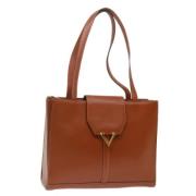 Pre-owned Leather shoulder-bags Valentino Vintage , Brown , Dames