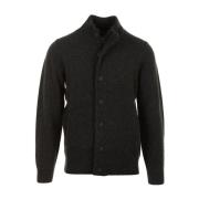 Essentiële Patch Zip Jas Barbour , Black , Heren