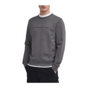 Shadow Crew Plum Grey Sweater Barbour , Gray , Heren