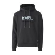 Punto sweat hoody 705064-544942 Karl Lagerfeld , Black , Heren