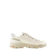 Beige Synthetische Sneakers met Wild Rubber Sole Salomon , Beige , Dam...