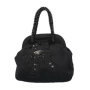 Pre-owned Silk prada-bags Prada Vintage , Black , Dames