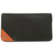 Pre-owned Leather wallets Prada Vintage , Black , Dames