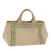 Pre-owned Canvas prada-bags Prada Vintage , Beige , Dames