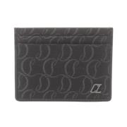 Pre-owned Leather wallets Christian Louboutin Pre-owned , Black , Dame...