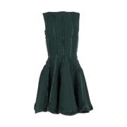 Pre-owned Polyester dresses Alaïa Pre-owned , Green , Dames