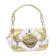 Pre-owned Canvas louis-vuitton-bags Louis Vuitton Vintage , White , Da...