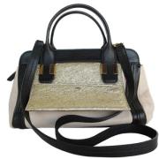 Pre-owned Leather handbags Chloé Pre-owned , Beige , Dames