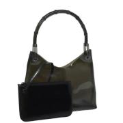 Pre-owned Vinyl gucci-bags Gucci Vintage , Black , Dames