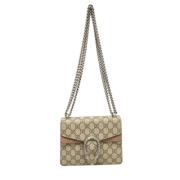 Pre-owned Suede gucci-bags Gucci Vintage , Beige , Dames