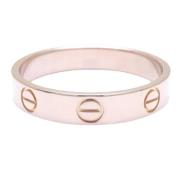 Pre-owned Metal rings Cartier Vintage , Pink , Dames