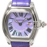 Pre-owned Metal watches Cartier Vintage , Purple , Dames